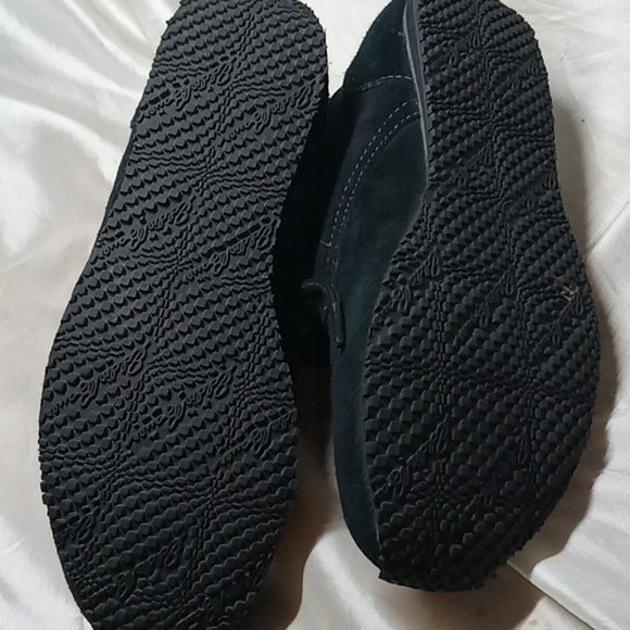 Eddie bauer black suede mocassin shoes - Picture 5 of 7